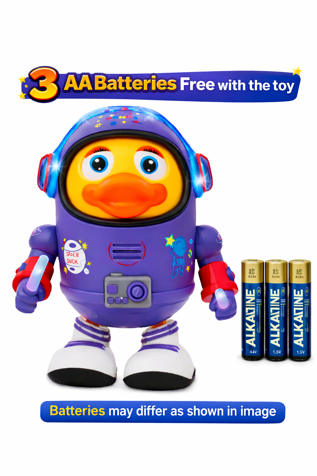 Duck Space Dancing Toy for kids with Light and Sound Effects