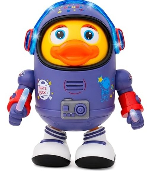 Duck Space Dancing Toy for kids with Light and Sound Effects