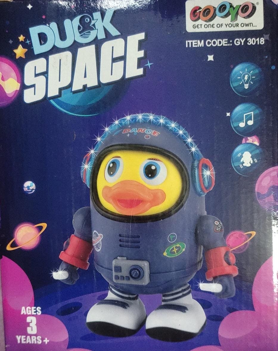 Duck Space Dancing Toy for kids with Light and Sound Effects