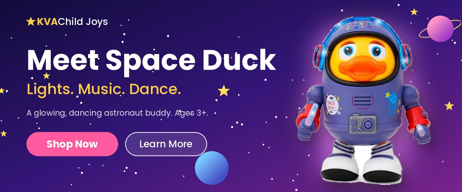 Space Duck Toy for Kids