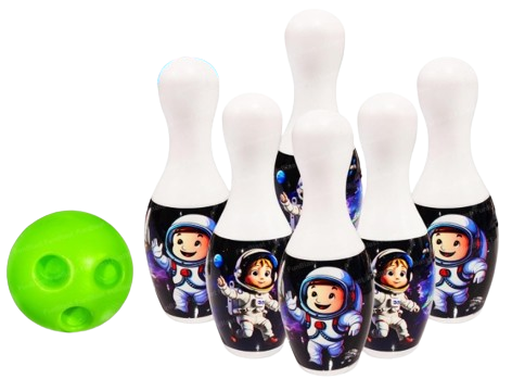 Bowling Play Toy Set with 6 Bottles and 1 Ball Game for Kids Bowling