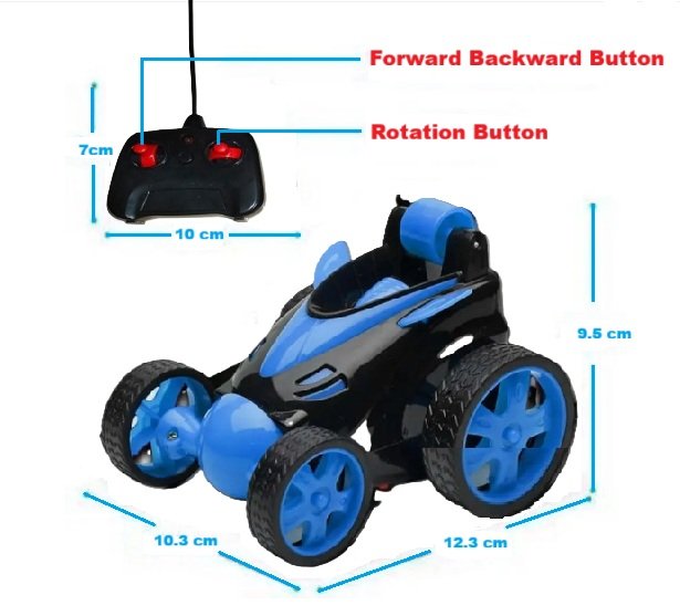 Rechargeable 360° Rotating & Rolling Stunt Car for Kids